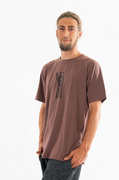 YB-61B - TOM BEAR - Organic Cotton Basic T-shirt; Hello Bear