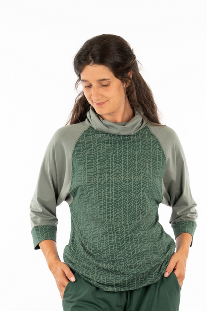 YB_09 - GIGI - Organic Cotton Bat Sleeve Sweater