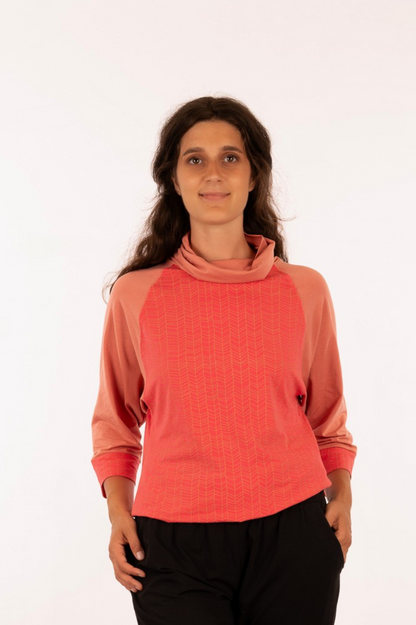 YB_09 - GIGI - Organic Cotton Bat Sleeve Sweater