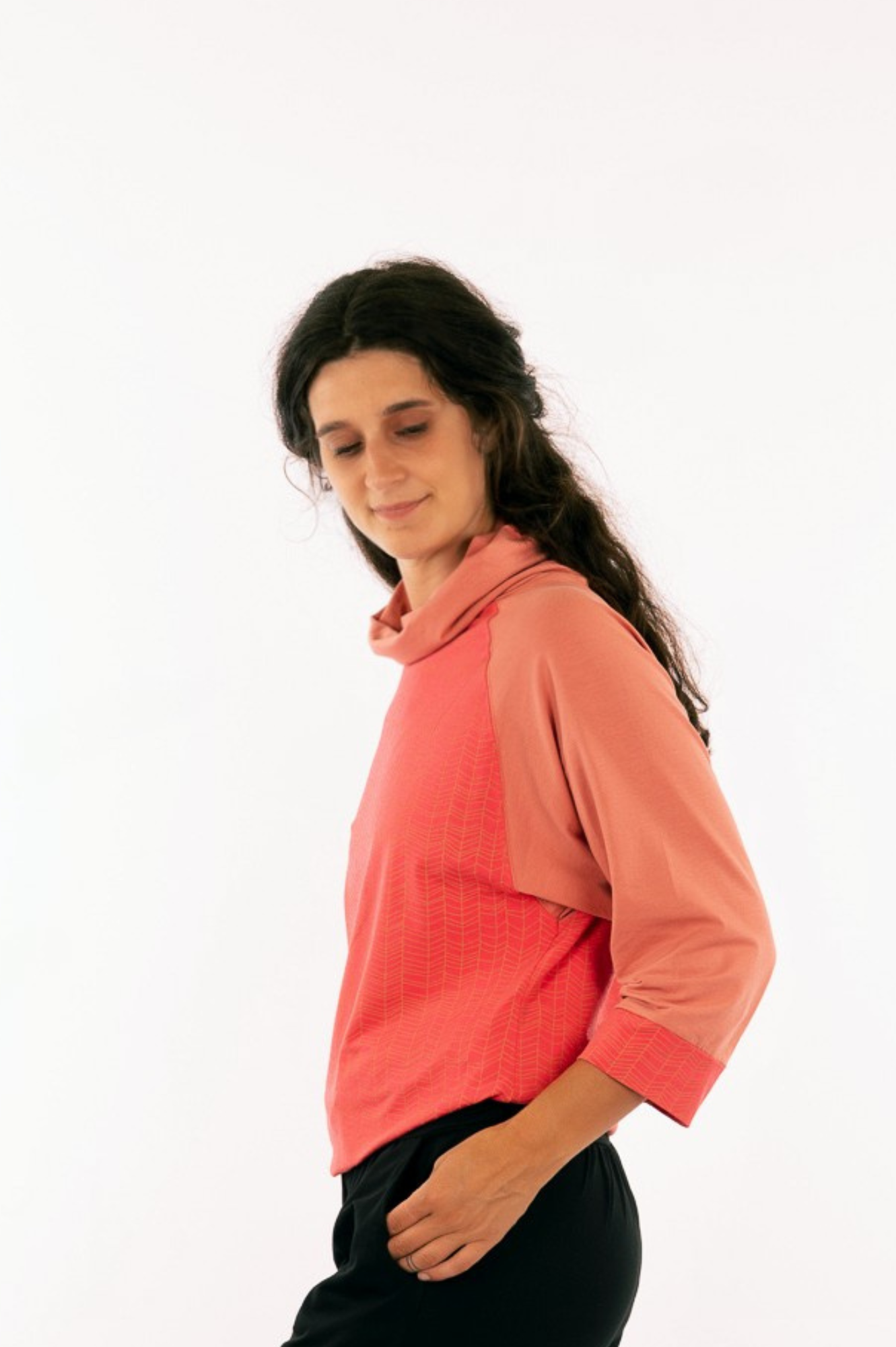YB_09 - GIGI - Organic Cotton Bat Sleeve Sweater