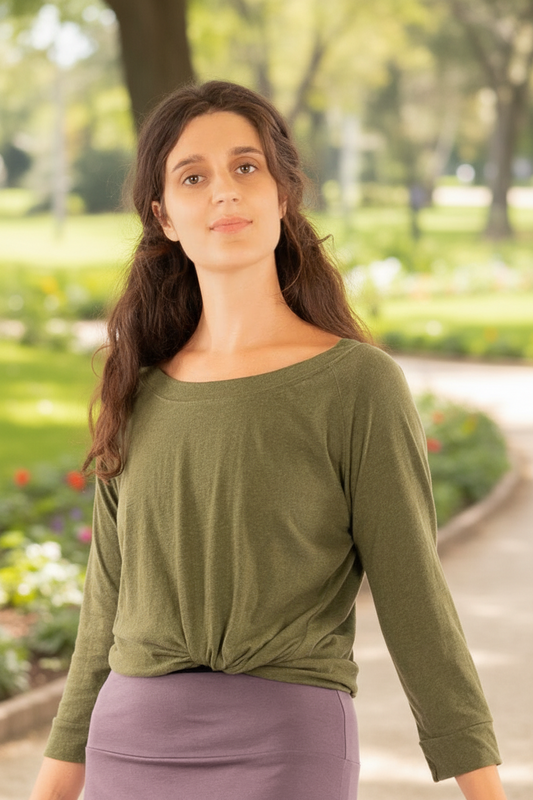 YB_09 - GIGI - Organic Cotton Raglan Sleeve T-shirt (w/out print)