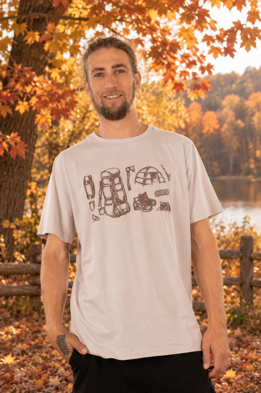 61-YS25-Homme-61 : T-shirt basique ; Backpacker