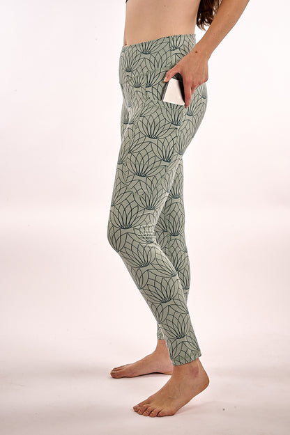 YB-11-LILI : Leggings en coton biologique imprimé