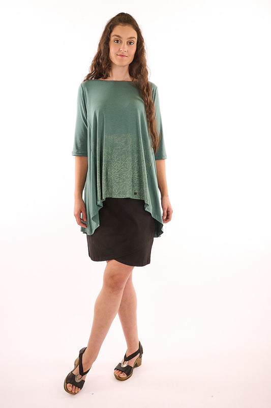 07_Flowing Tunic with shaded print