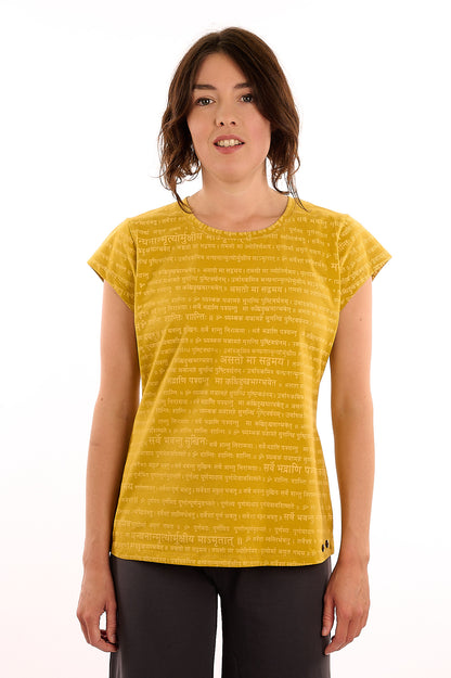 YB-07MA - SOFIE MANTRA – Organic Cotton Round-neck t-shirt with print