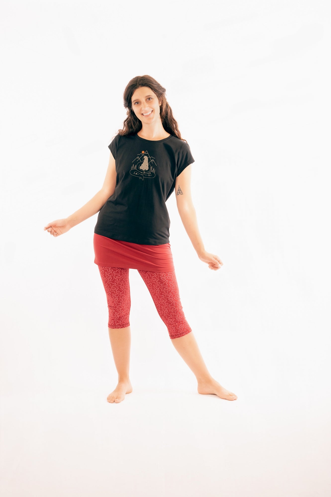 YB-07M - SOFIE MOUNTAIN – Organic Cotton T-shirt with print