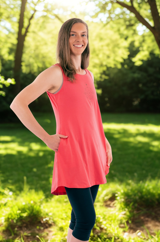 13-ISAB: Organic Cotton Simple flared Tunic